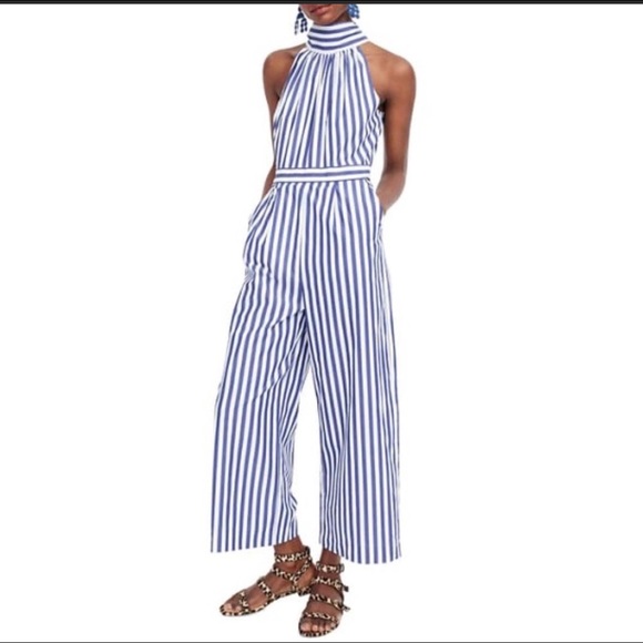 J. Crew Factory Pants - J.CREW TIE NECK JUMPSUIT. NWT.